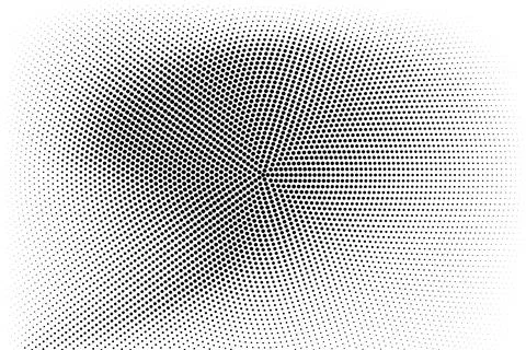 Halftone monochrome pattern with dots. Minimalism, vector. Background for pos Stock Illustration