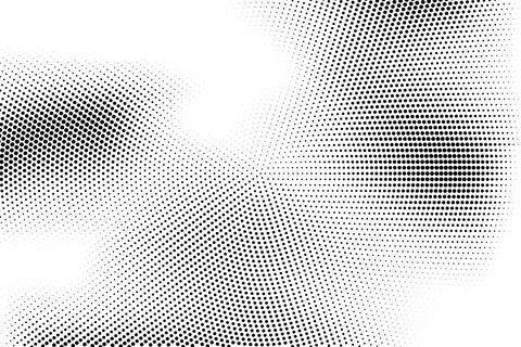 Halftone monochrome pattern with dots. Minimalism, vector. Background for pos Stock Illustration