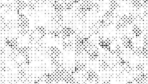 Halftone monochrome pattern with dots. Minimalism, vector. Background for pos Illustrazione stock