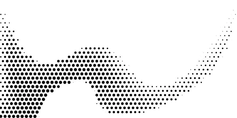 Halftone monochrome pattern with dots. Minimalism, vector. Background for pos 库存插图