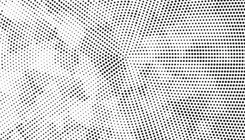 Halftone monochrome pattern with dots. Minimalism, vector. Background for pos Stock Illustration