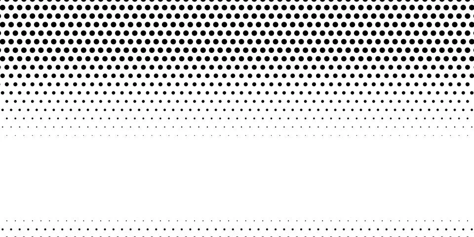 Halftone monochrome pattern with dots. Minimalism, vector. Background for pos Illustrazione stock