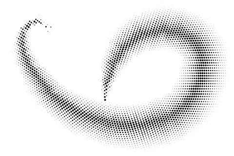 Halftone monochrome pattern with dots. Minimalism, vector. Background for pos Stock Illustration