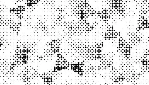 Halftone monochrome pattern with dots. Minimalism, vector. Background for pos Stock Illustration