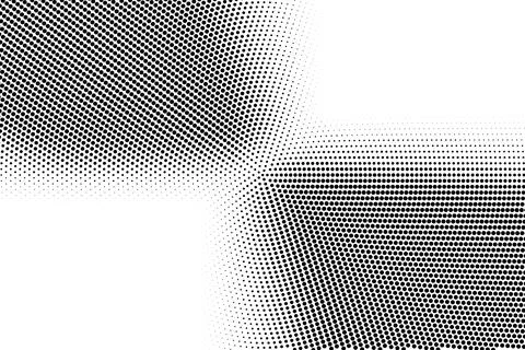 Halftone monochrome pattern with dots. Minimalism, vector. Background for pos Illustrazione stock