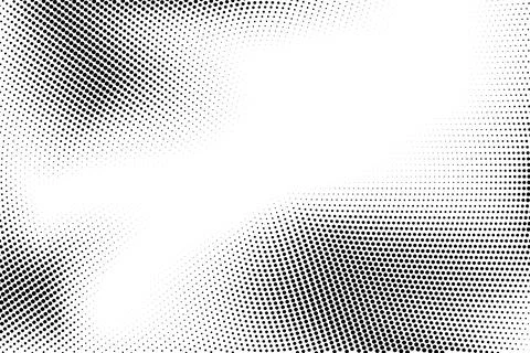 Halftone monochrome pattern with dots. Minimalism, vector. Background for pos Stock Illustration