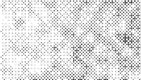Halftone monochrome pattern with dots. Minimalism, vector. Background for pos Stock Illustration