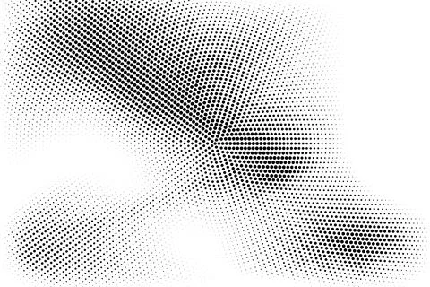 Halftone monochrome pattern with dots. Minimalism, vector. Background for pos 스톡 일러스트