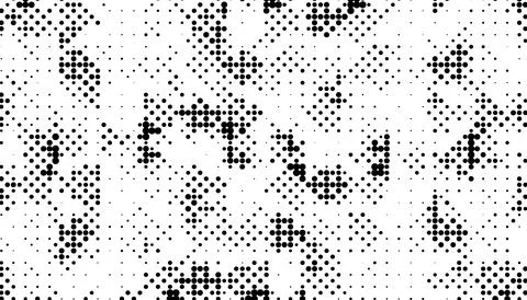 Halftone monochrome pattern with dots. Minimalism, vector. Background for pos Stock Illustration