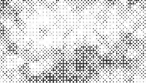 Halftone monochrome pattern with dots. Minimalism, vector. Background for pos Stock Illustration