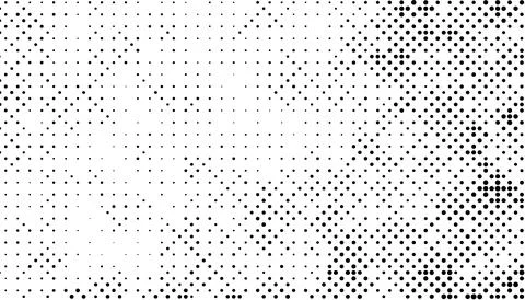Halftone monochrome pattern with dots. Minimalism, vector. Background for pos Stock Illustration
