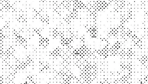 Halftone monochrome pattern with dots. Minimalism, vector. Background for pos Illustrazione stock