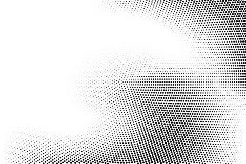 Halftone monochrome pattern with dots. Minimalism, vector. Background for pos Stock Illustration