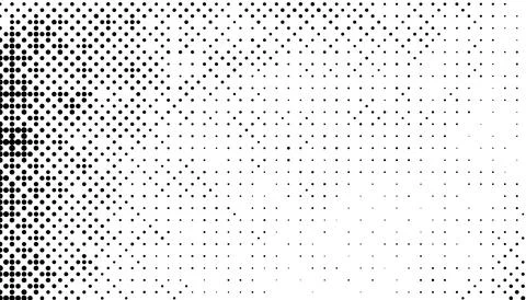 Halftone monochrome pattern with dots. Minimalism, vector. Background for pos Illustrazione stock