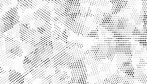 Halftone monochrome pattern with dots. Minimalism, vector. Background for pos Stock Illustration