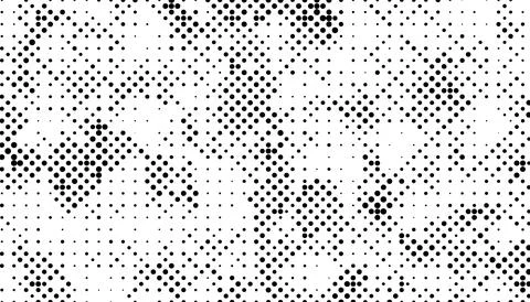 Halftone monochrome pattern with dots. Minimalism, vector. Background for pos Illustrazione stock