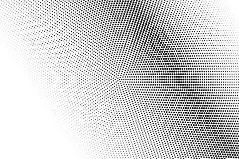 Halftone monochrome pattern with dots. Minimalism, vector. Background for pos Stock Illustration