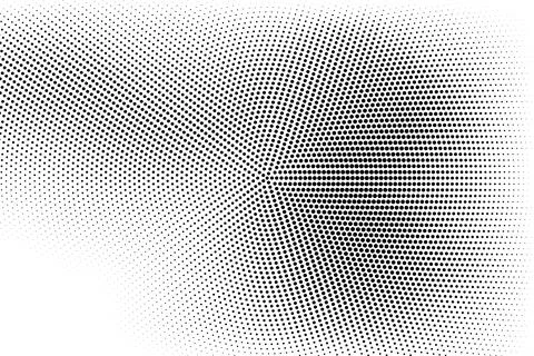 Halftone monochrome pattern with dots. Minimalism, vector. Background for pos Illustrazione stock