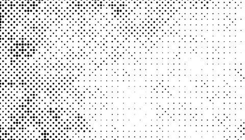 Halftone monochrome pattern with dots. Minimalism, vector. Background for pos Stock Illustration