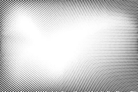 Halftone monochrome pattern with dots. Minimalism, vector. Background for pos Stock Illustration