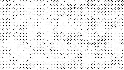 Halftone monochrome pattern with dots. Minimalism, vector. Background for pos Stock Illustration