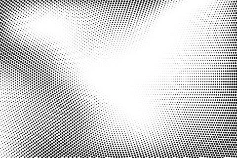 Halftone monochrome pattern with dots. Minimalism, vector. Background for pos Stock Illustration