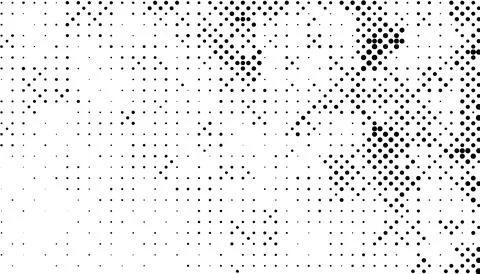 Halftone monochrome pattern with dots. Minimalism, vector. Background for pos Illustrazione stock