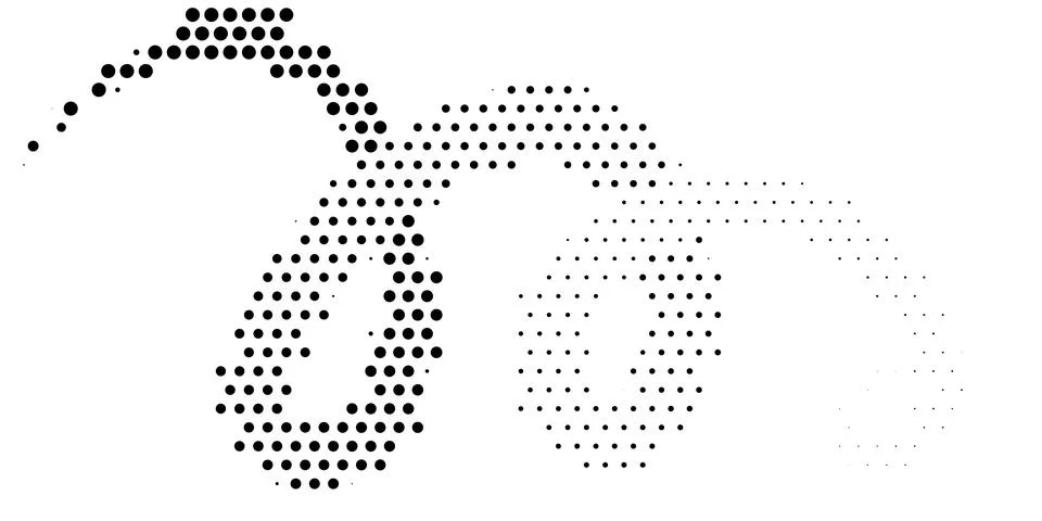 Halftone monochrome pattern with dots. Minimalism, vector. Background for pos Stock Illustration