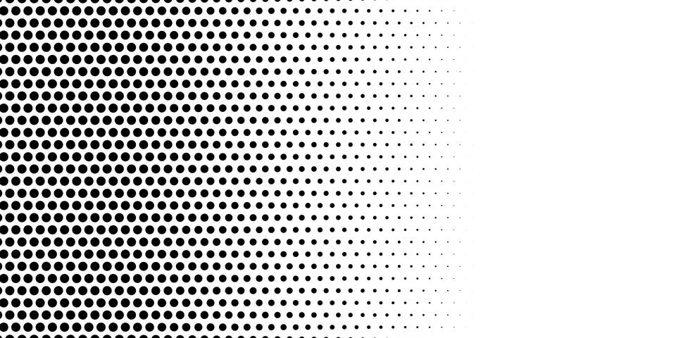 Halftone monochrome pattern with dots. Minimalism, vector. Background for pos イラスト素材