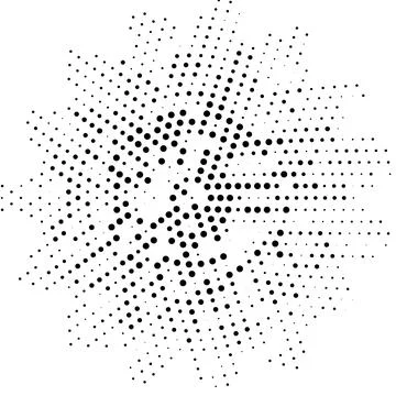 Halftone monochrome pattern with dots. Minimalism, vector. Background for pos 스톡 일러스트