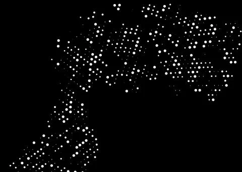 Halftone monochrome pattern with dots. Minimalism, vector. Background for pos Illustrazione stock
