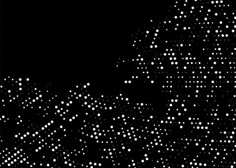 Halftone monochrome pattern with dots. Minimalism, vector. Background for pos Stock Illustration