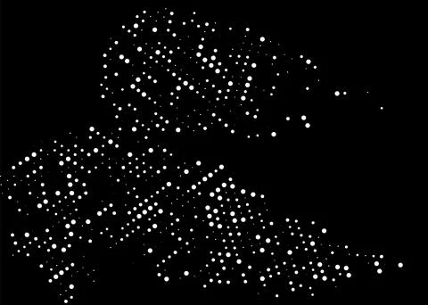 Halftone monochrome pattern with dots. Minimalism, vector. Background for pos Illustrazione stock