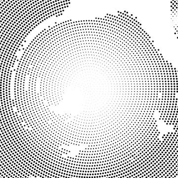 Halftone monochrome pattern with dots. Minimalism. Background for posters, we Stock Illustration