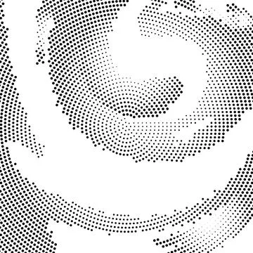 Halftone monochrome pattern with dots. Minimalism, vector. Background for p.. Stock Illustration