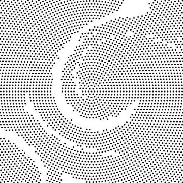 Halftone monochrome pattern with dots. Minimalism, vector. Background for Stock Illustration