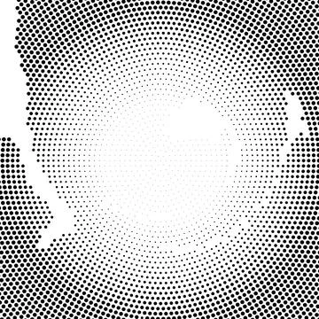 Halftone monochrome pattern with dots. Minimalism, vector. Background for Stock Illustration