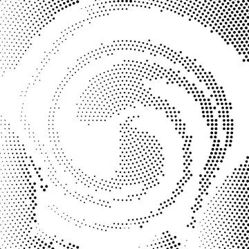 Halftone monochrome pattern with dots. Minimalism, vector. Background for Illustrazione stock