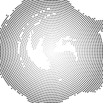 Halftone monochrome pattern with dots. Minimalism, vector. Background for 스톡 일러스트