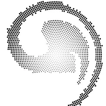 Halftone monochrome pattern with dots. Minimalism, vector. Background for 스톡 일러스트