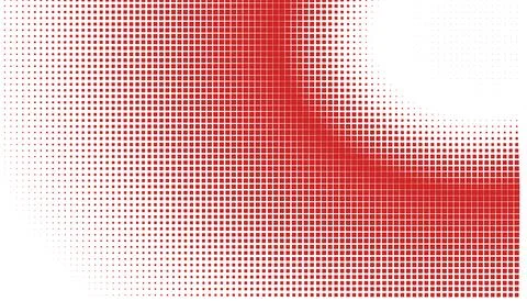 Halftone monochrome pattern with squares. Shades of red. Minimalism, vector.. イラスト素材