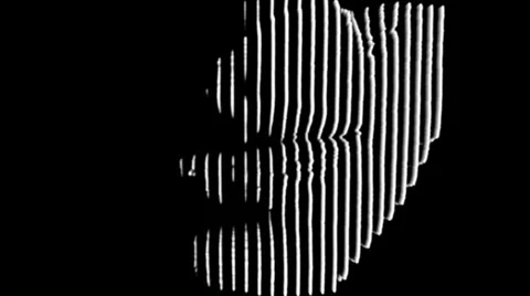 Halftone mouth Stock Footage 27291101