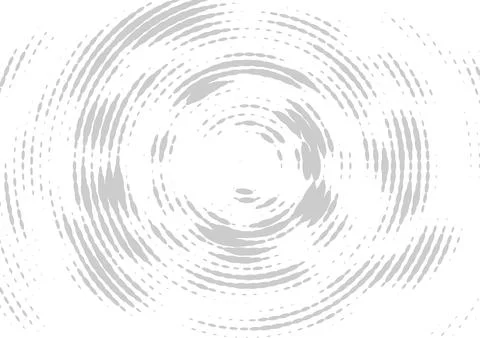 Halftone oval dotted background. Shape with radial energy. Random modern half Stock Illustration