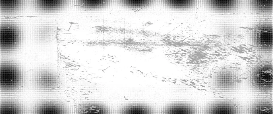 Halftone overlay texture with dark vignette frame and white center. Stipple Stock Illustration