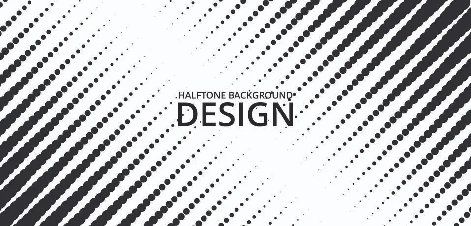 Halftone pattern background, round spot shapes Stock Illustration
