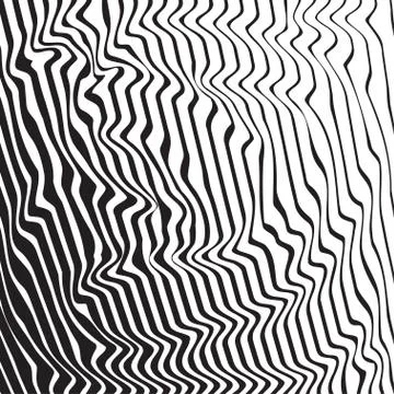 Halftone pattern background striped waves. Vector lines waved te 스톡 일러스트