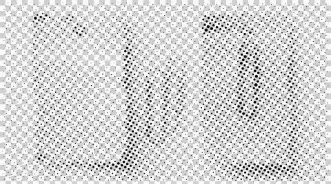 Halftone pattern, Black and white dots, Gradient texture イラスト素材