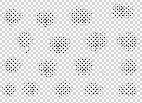 Halftone pattern, black dots on white background Stock-Illustration