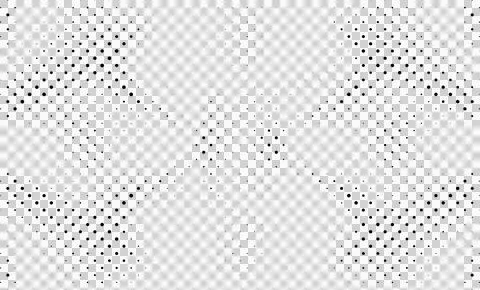 Halftone pattern, black dots on white background Stock Illustration