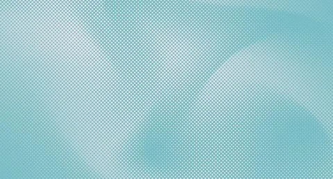 Halftone pattern with blue and white dots and a gradient effect Stock Illustration